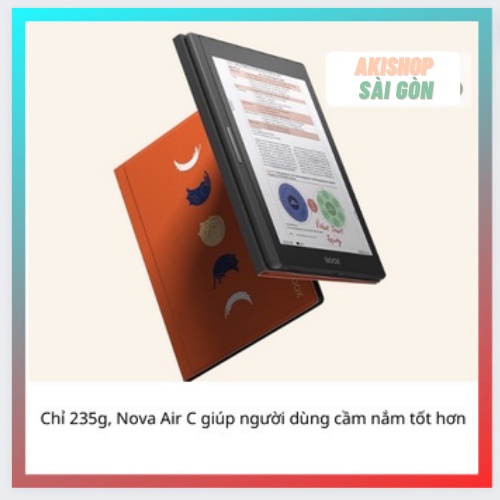 Máy đọc sách ONYX BOOX Nova Air C 32 GB chính hãng Akishop Sài Gòn