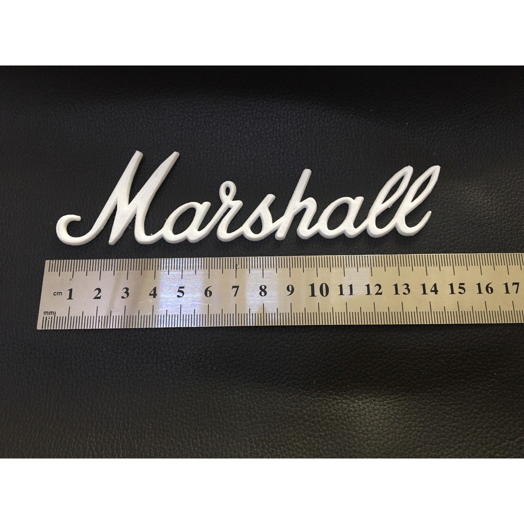 Logo Marshall in 3D