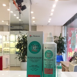 Dung dịch ngâm kính áp tròng cứng Menicare Plus 250ml - [hàng cao cấp chính hãng]