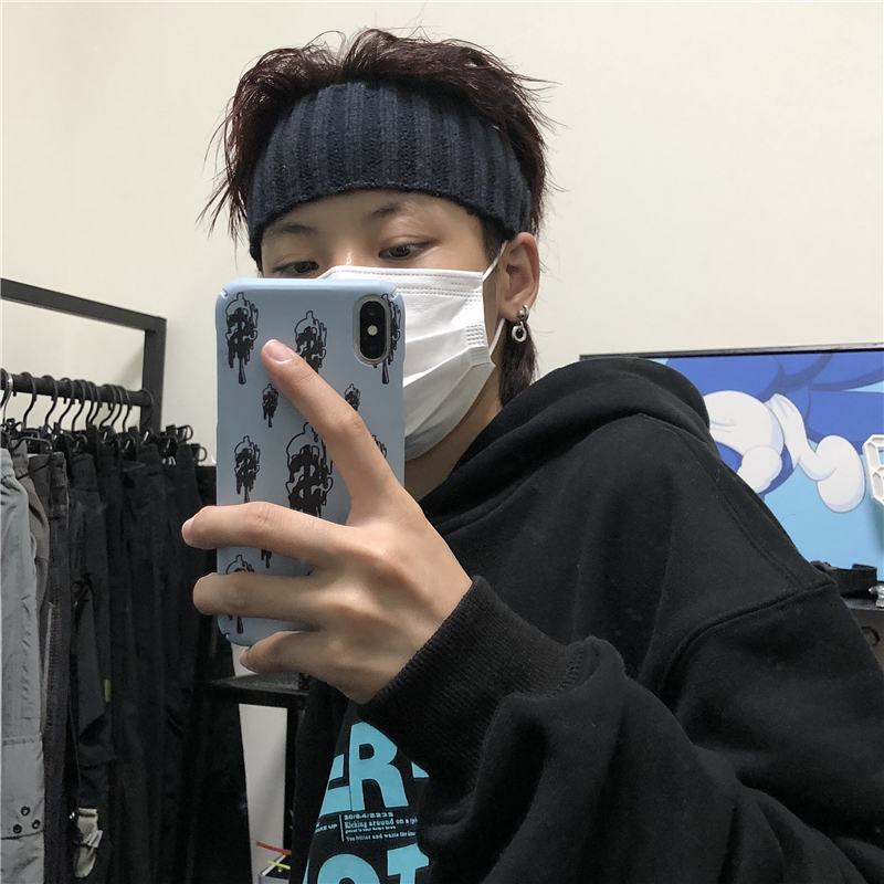 Băng đô len dệt kim phong cách Hàn Quốc Harajuku cá tính dễ phối đồ 222321