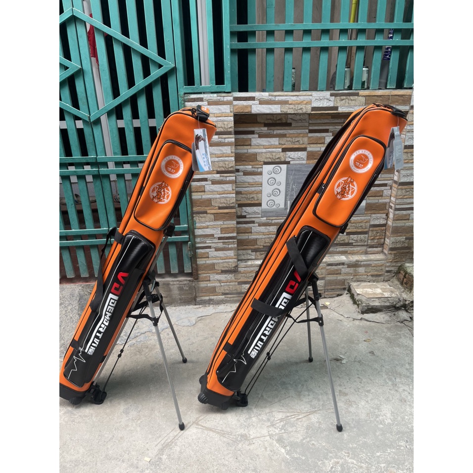 Bao Đựng Da Cần Câu Cá, Phụ Kiện Câu Cá MC JIADIAONI 3 ngăn và 2 ngăn  -HUY MC fishing