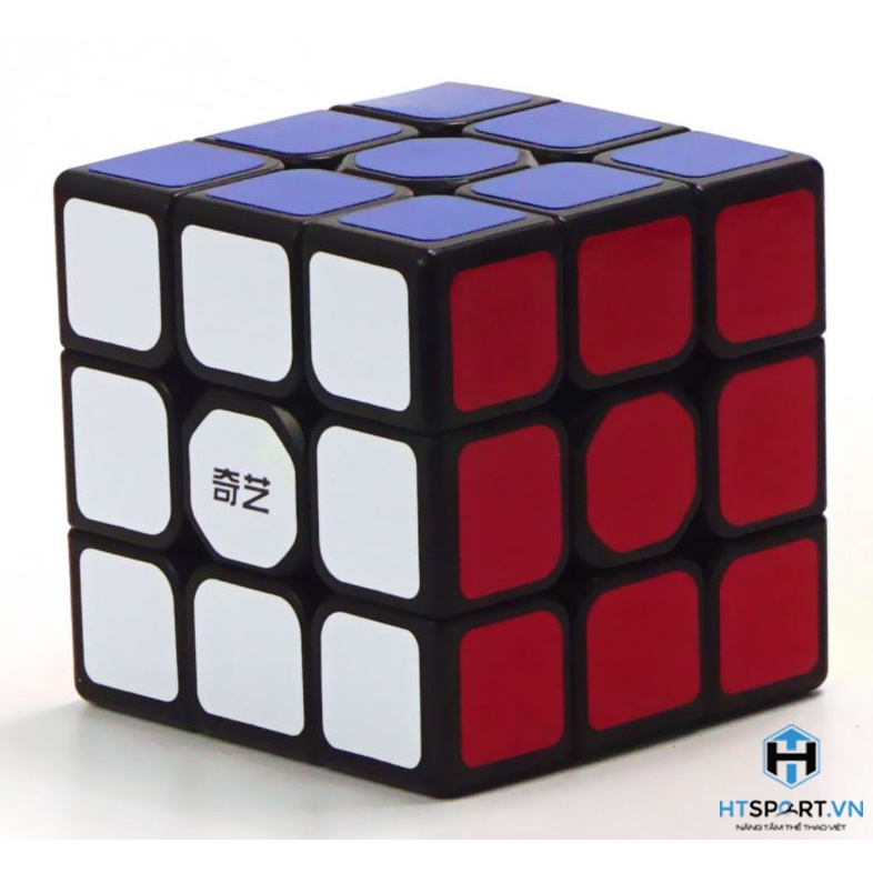 RuBik 3x3, Khối Rubix 3 Tầng Khối Lập Phương Viền Đen, Phát Triễn Trí Tuệ QiYuan CuBe Cao Cấp ( Black )