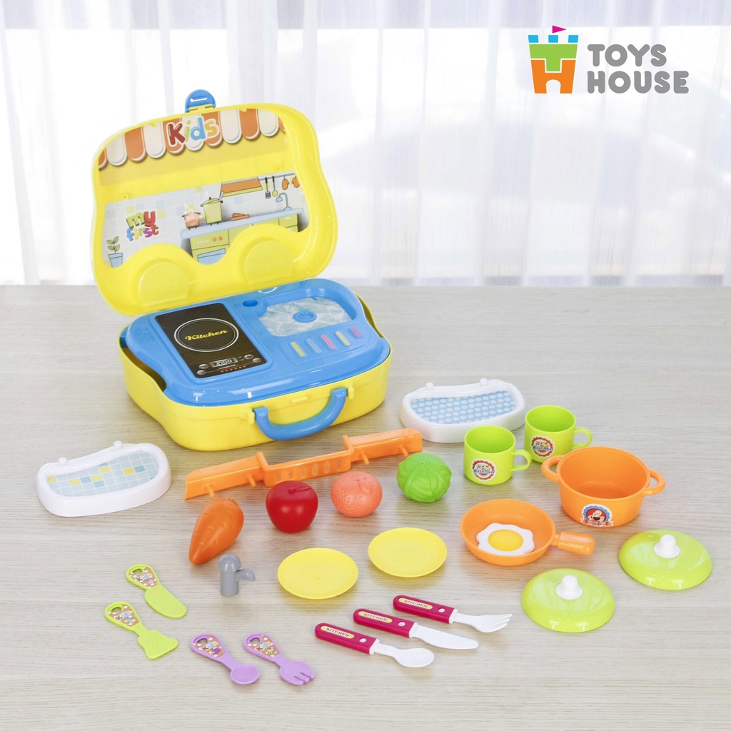 Vali đồ chơi nấu ăn Toyshouse Đồ chơi hướng nghiệp cho bé - hàng chính hãng