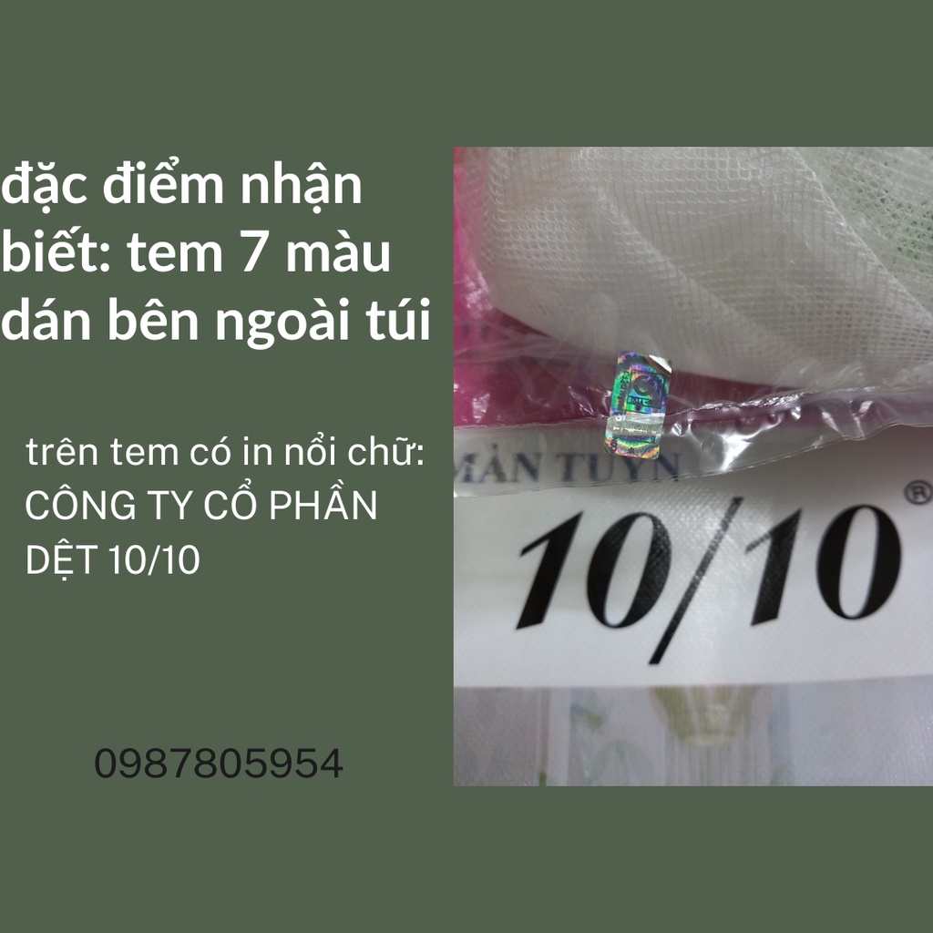 Màn Tuyn may 10 Chính Hãng