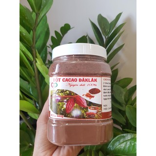 Bột ca cao Nguyên chất không đường DAKLAK - hủ 500g