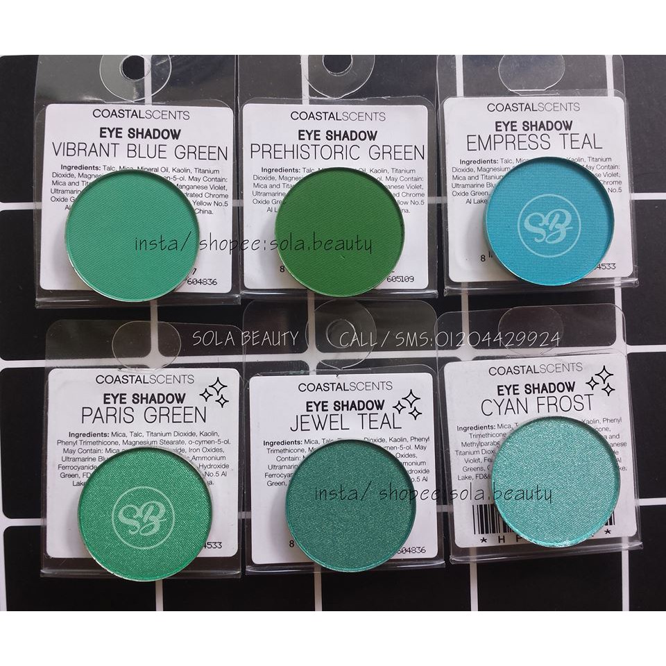 Các màu mắt lẻ (phần 10) - Coastal Scents | BigBuy360 - bigbuy360.vn