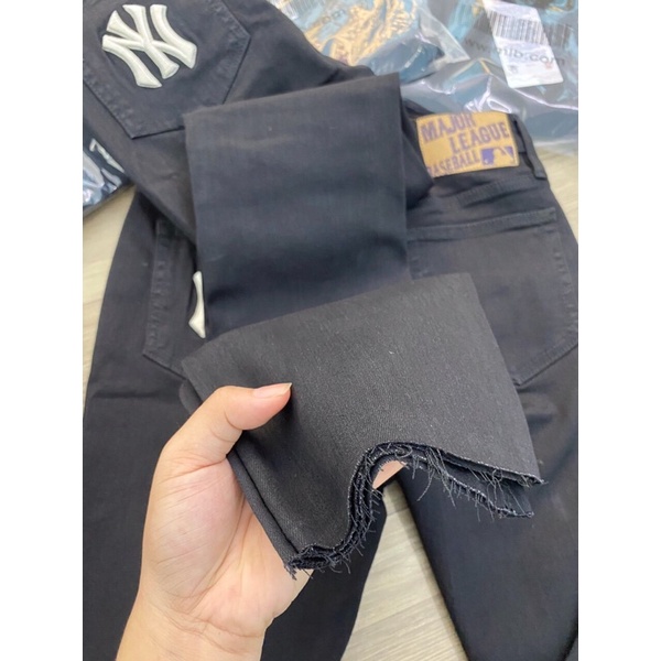Quần jean basic YANKEES ml//b Logo thêu FULL TAG CODE Chuẩn Hãng