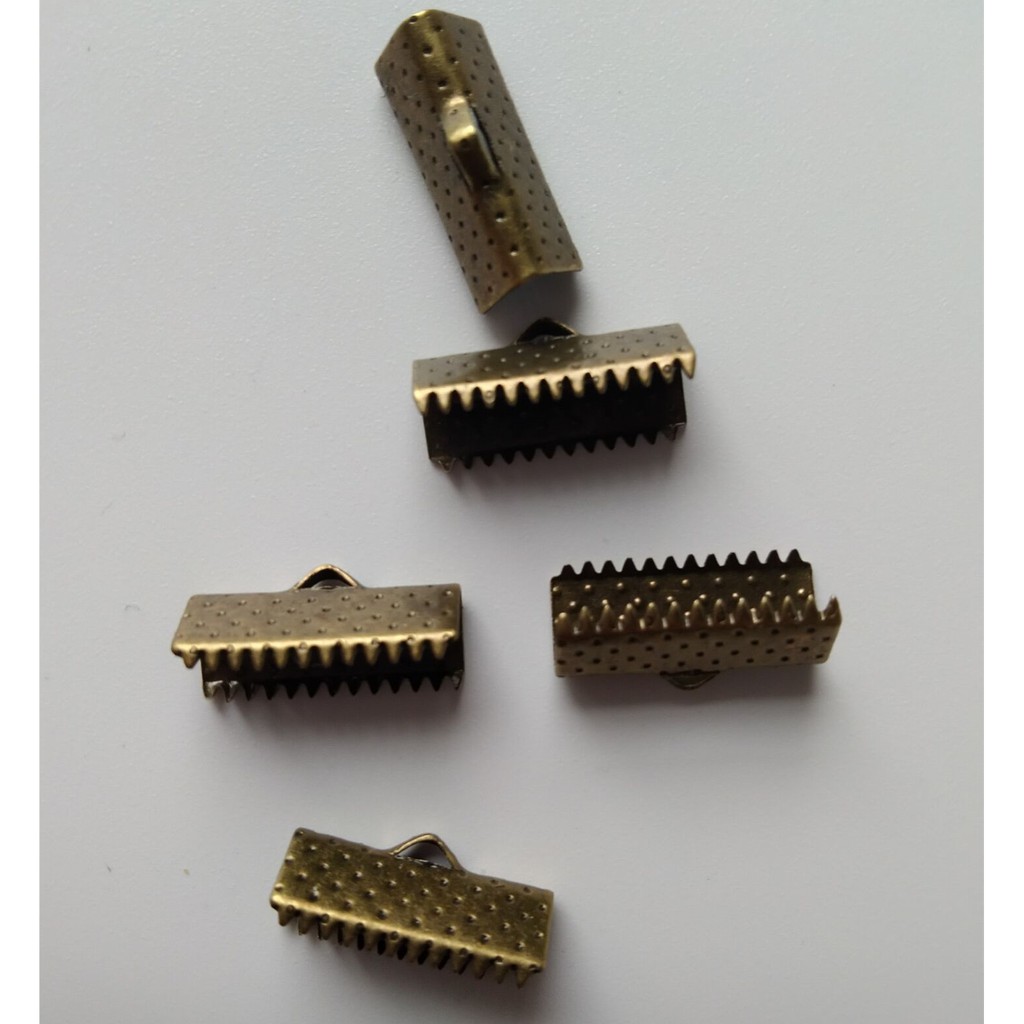 Set 50 Đầu Nối Dây Da Bằng Kim Loại