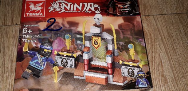 Lắp ráp NLego Ngôi Đền thiêng Ninjago 6204
