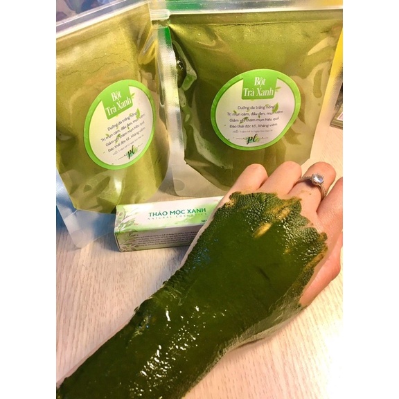 Bột Trà Xanh PL Cosmetic 100g Nguyên Chất