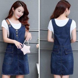 ĐẦM YẾM JEAN SUÔNG PHỐI NÚT