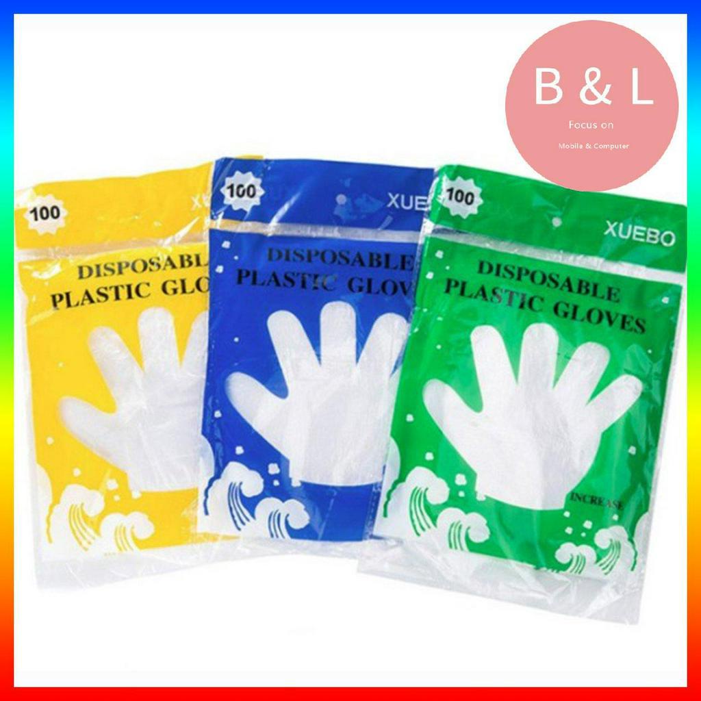 Set 100 găng tay Vinyl dùng một lần chắc chắn siêu thoải mái