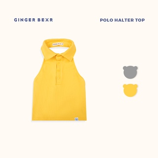 Áo Cổ Polo Hở Lưng Polo Halter Croptop - Gingerbear (FREESIZE)
