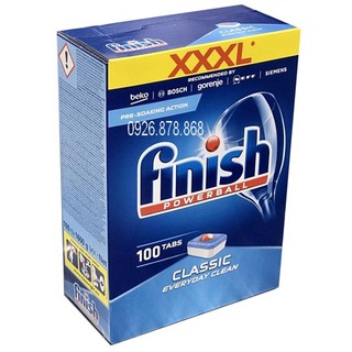 Viên rửa bát finish 100 viên classic