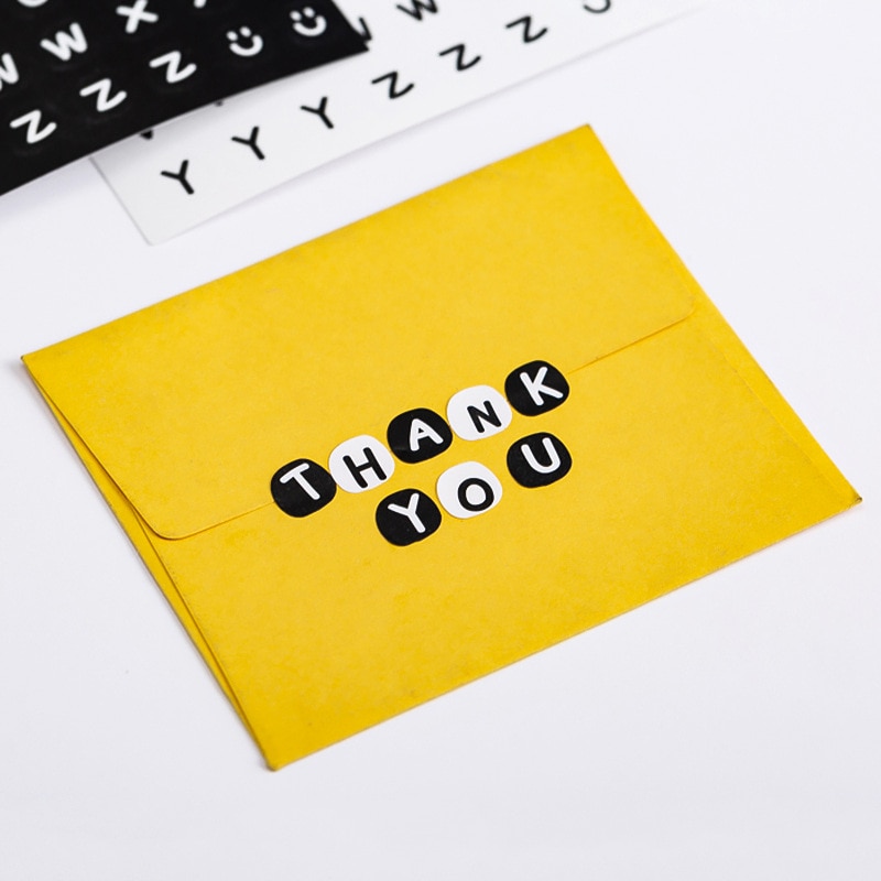 Nhãn Dán Trang Trí Hình Chữ Cái Tiếng Anh