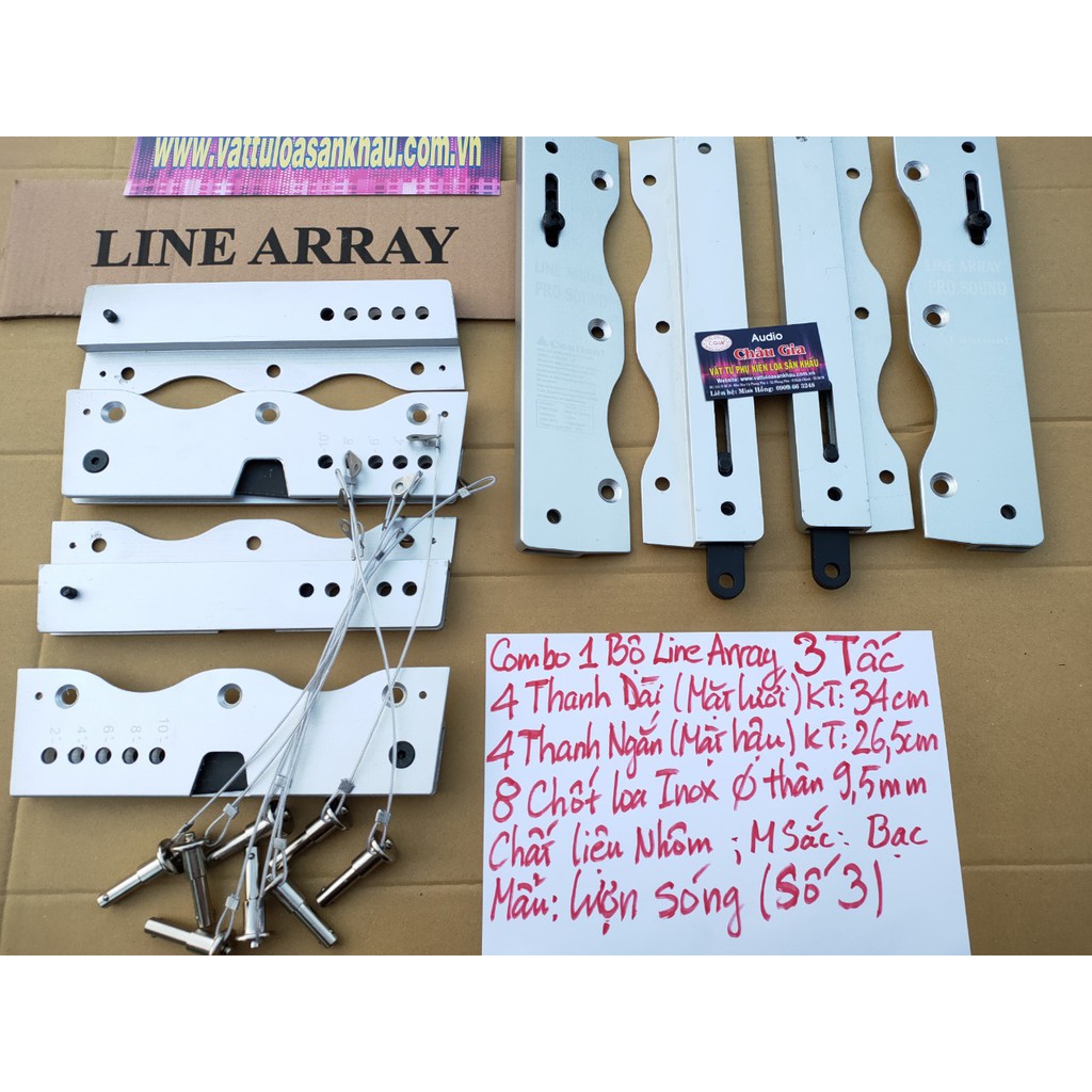 Nẹp loa array, line array 3T 1 bộ Audio Chau Gia - 3T số 3