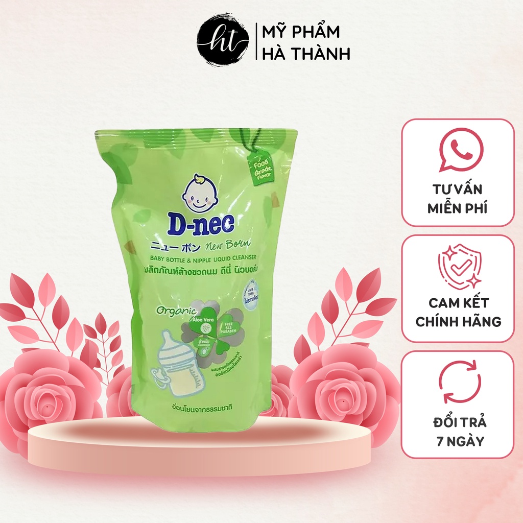 Nước Rửa Bình Sữa Dnee Organic 600ml Vệ Sinh Bình Sữa Dễ Dàng An Toàn Cho Sức Khỏe Của Bé - HT098