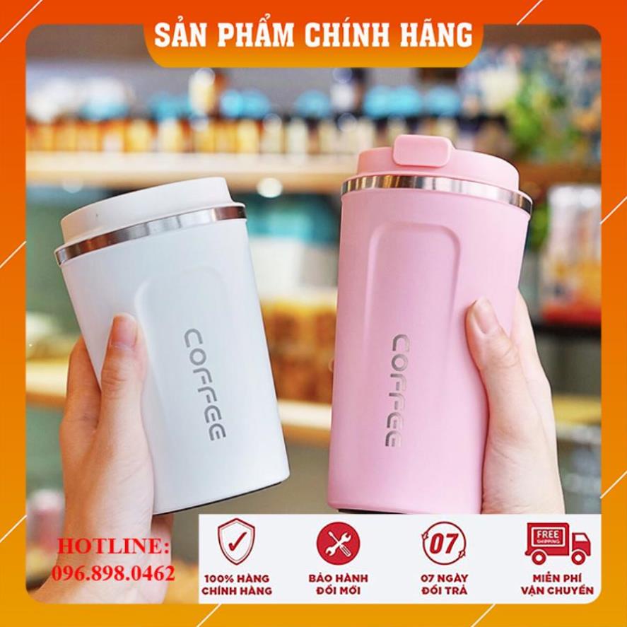 [CHÍNH HÃNG-FREESHIP] Bình Giữ Nhiệt Nóng Lạnh, Ly Giữ Nhiệt Cao Cấp 8-10h Coffee Holic, Cốc Giữ Nhiệt Inox Coffee Holic