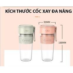 Máy xay sinh tố mini ONKALE- Máy xay sinh tố mini cầm tay đa năng Hàn Quốc💥FREE SHIP💥SIÊU HOT💥