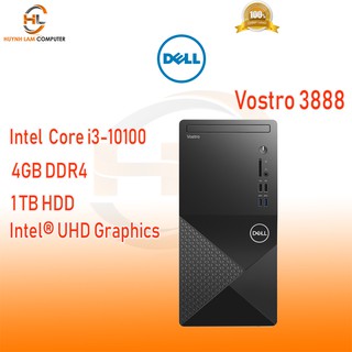 Máy tính để bàn Dell Vostro 3888 i3-10100(3.6 GHz,6 MB),4GB RAM,1TB HDD win 10 - FPT phân phối