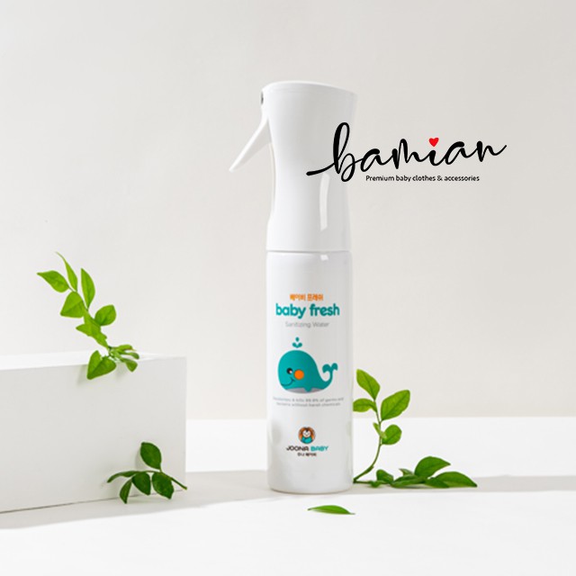 Bình xịt diệt khuẩn Baby Fresh JOONA BABY khử mùi an toàn cho bé nhập khẩu Hàn Quốc