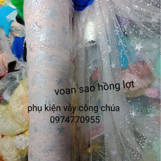 Vải voan lưới  sao loại đẹp