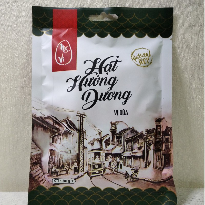 Hướng Dương Vị Dừa - Hướng Dương Mỹ Vị Hàng Nhập Khẩu Chính Hãng 80g