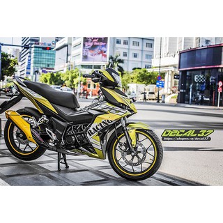 Tem Trùm Winner Racing Vàng Đen