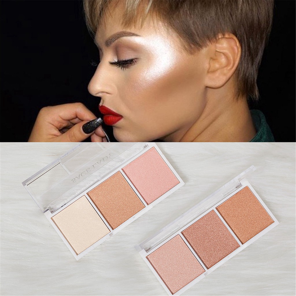 Bảng phấn tạo khối SACE LADY 3 màu sắc kết hợp chuyên dụng dành cho trang điểm 4.5g | BigBuy360 - bigbuy360.vn