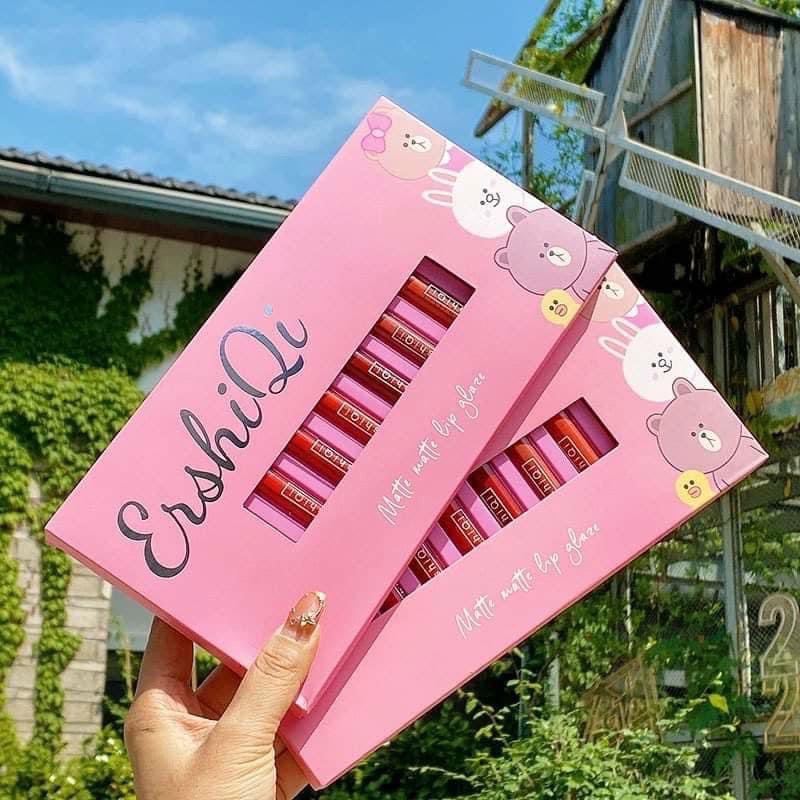 [HÀNG LOẠI 1]SET 10 CÂY SON KEM LÌ [SẴN] | Thế Giới Skin Care