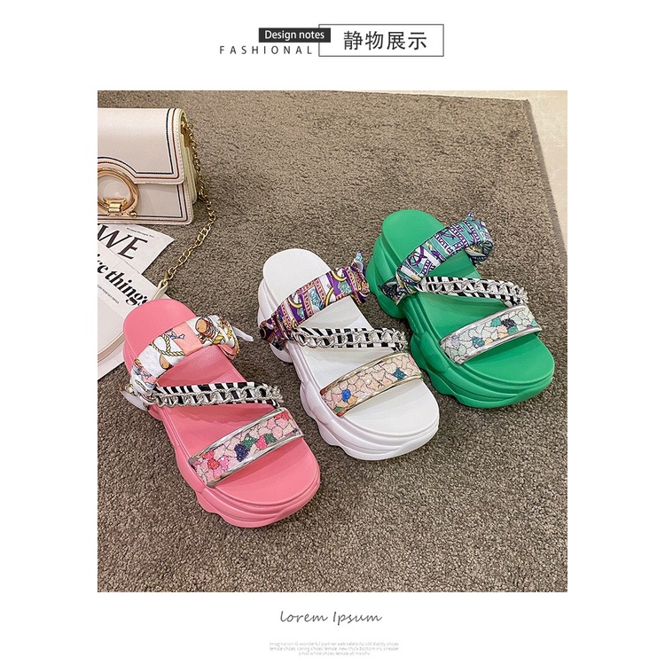 Dép đế xuồng cao 9CM