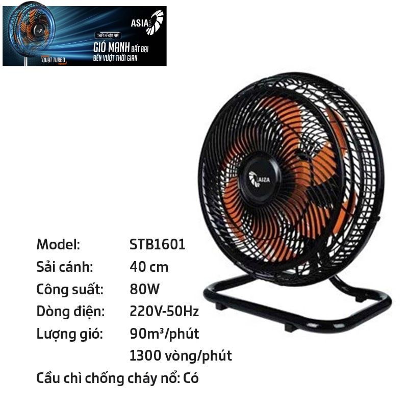 Quạt sàn Asia Turbo STB1601-DV0