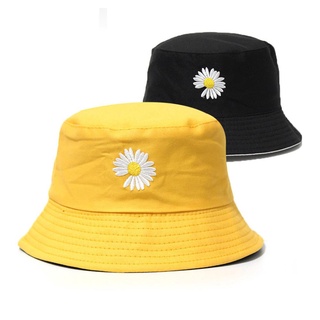Mũ nam nữ hoa cúc thời trang, nón bucket