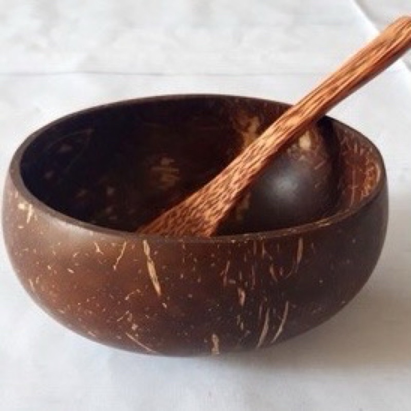 Combo bộ bát/gáo kèm muỗng dừa