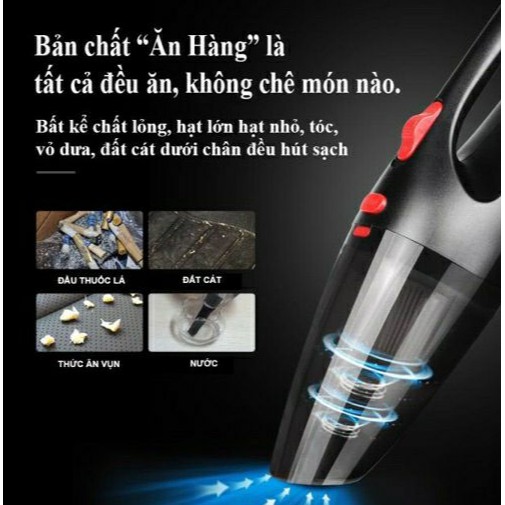 Máy Hút Bụi Cầm Tay ⚡️𝐅𝐑𝐄𝐄 𝐒𝐇𝐈𝐏⚡️ Máy Hút Bụi Mini Có Dây Nguồn Tẩu 12V Cao Cấp