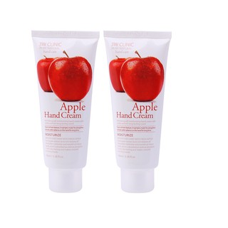 Combo 2 Kem Dưỡng Da Tay Hoa Quả 3W Clinic Hương Táo MP0034 (100ml/Chai)