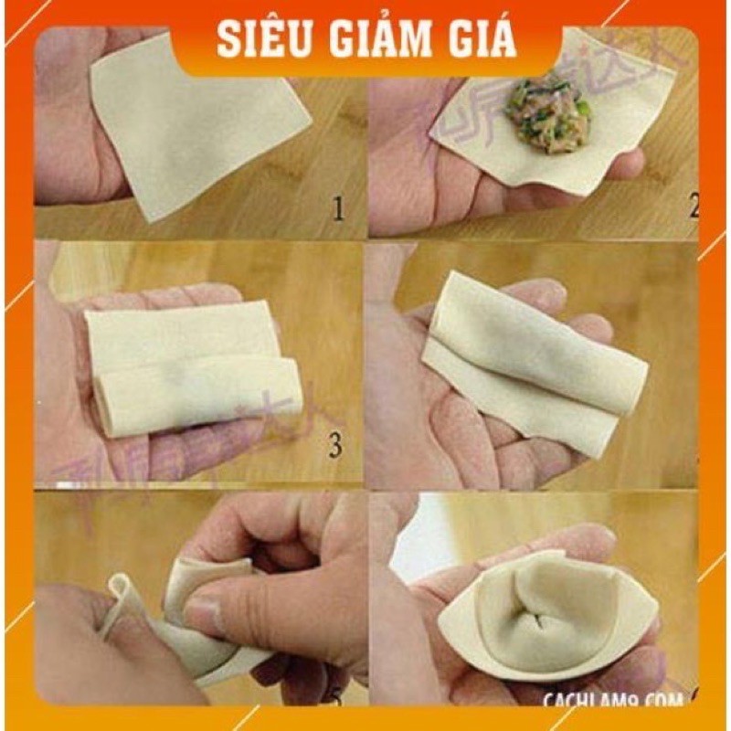 vỏ bánh gối, sủi cảo, há cảo