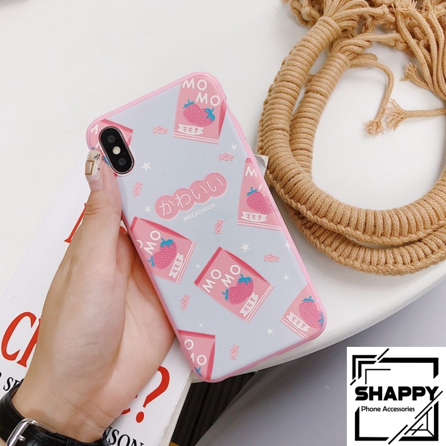 Ốp IPhon In Nổi 6D Hoạ Tiết Hương Dâu [Shappy Shop] | WebRaoVat - webraovat.net.vn