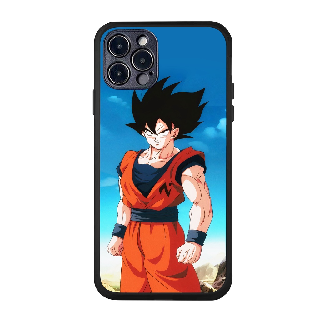 Ốp lưng iphone cao cấp Son goku cho iphone 13 12 pro max mini 11 pro max 7 8 6 s plus X r s max se 2020