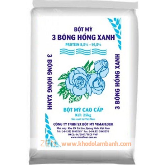 Bột mì 3 bông hồng xanh 1kg