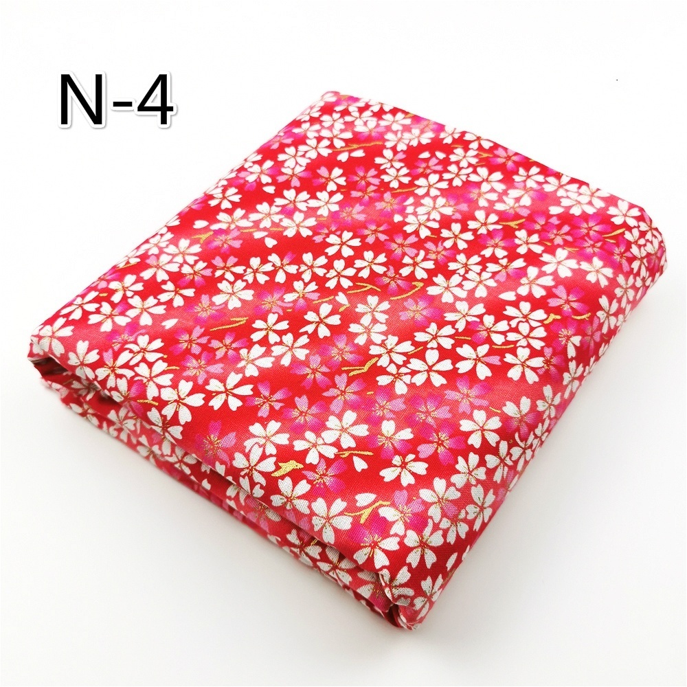 Vải 100% cotton Với Họa Tiết In Màu Đồng Dùng Trong May Vá