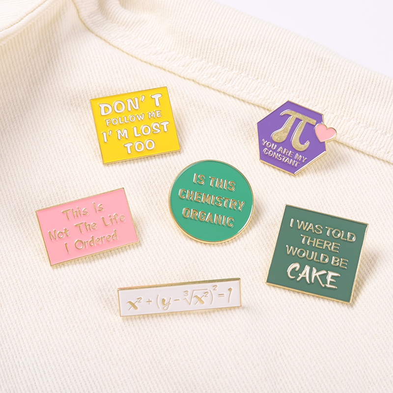 Trâm Cài Áo Hình Chữ Cái Tiếng Anh Tráng Men Sáng Tạo Thích Hợp Làm Quà Tặng Cho Bạn Bè