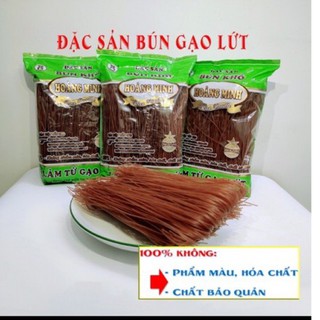 Gói bún phở khô gạo lứt ⚡SIÊU NGON⚡ Bún gạo lứt giảm cân - ăn kiêng, thực dưỡng, ăn chay Hoàng Minh (500gr)
