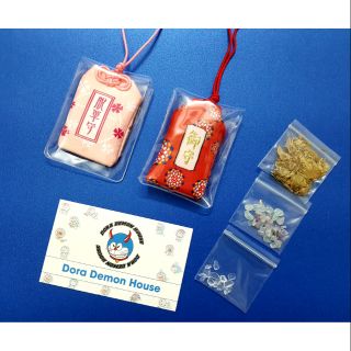 Túi gấm may mắn Omamori kèm 3 gói như hình