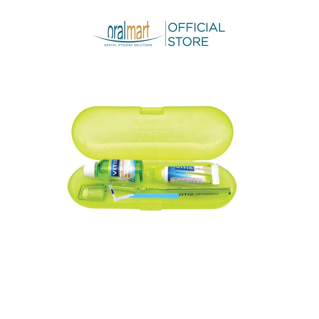 Bộ chăm sóc răng miệng mini dành cho người chỉnh nha Vitis Orthodontic