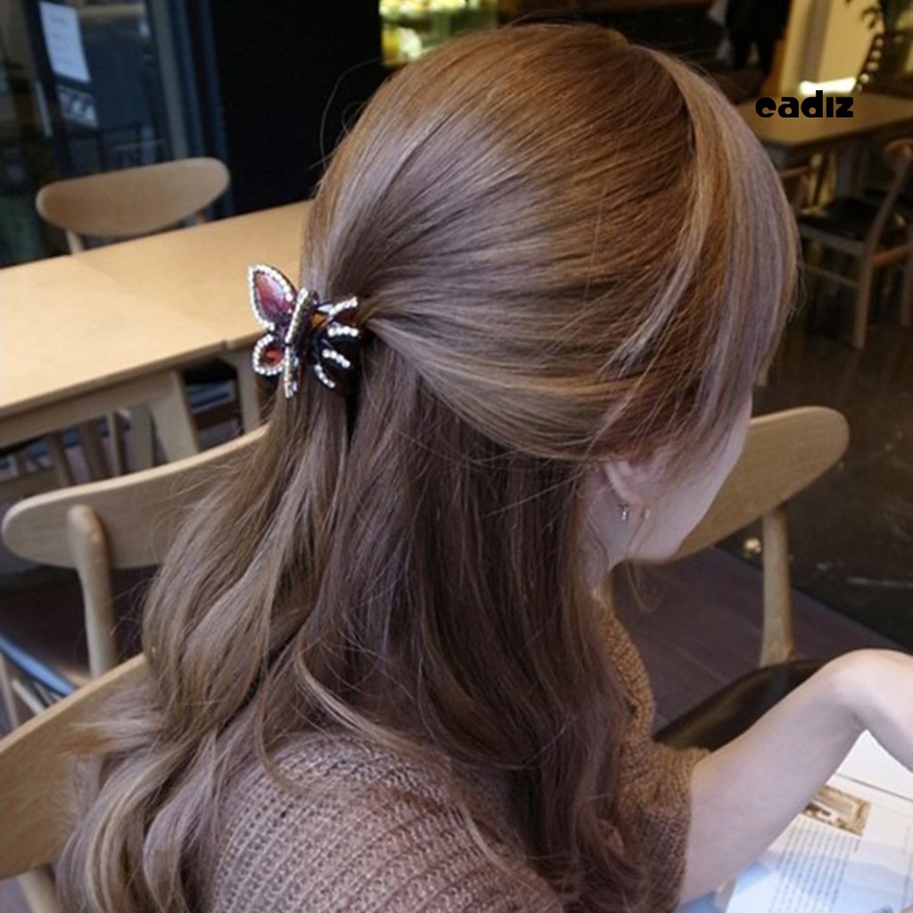 Kẹp tóc bướm kim tuyến nhiều màu sắc lấp lánh thời trang dành cho nữ