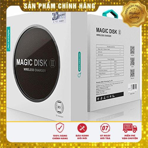 [BH 1 ĐỔI 1] Đế sạc nhanh không dây Nillkin Magic Disk III chuẩn Qi thế hệ thứ 3 - Hàng chính hãng