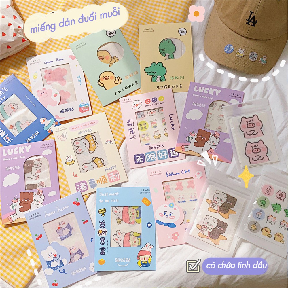 Miếng Dán Chống Muỗi Và Côn Trùng Hoạt Hình Cute (ngẫu nhiên mẫu)
