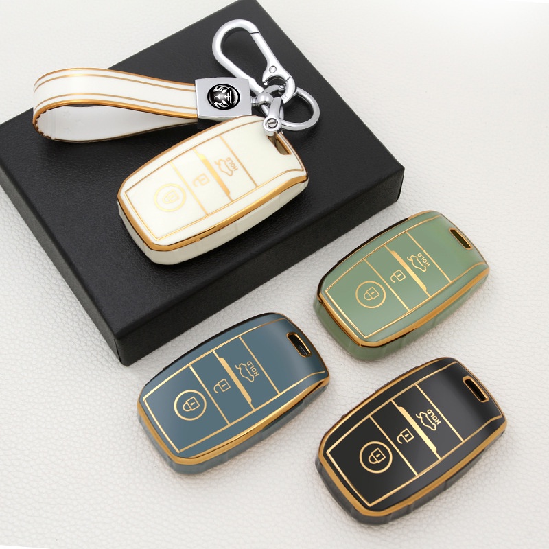 Vỏ TPU Bảo Vệ Chìa Khóa Cho for Kia Sportage Cerato Optima K2 K3 K4 K5 Rio Picanto K2 Soul Sorento Ski Sedona 2016 Lip pô kia k3 ốp cần số xe ô tô kia cerato