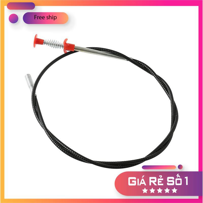 [SIÊU TIỆN LỢI]Dụng cụ găp rắc thông tắc ống,Cây gắp rác lò xo bằng thép tiện lợi 90,200cm D2Store